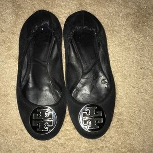 Tory Burch sz 7 suede ballerina flats